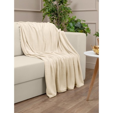 Texrepublic blanket, size 150x200 cm, beige color-2