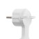 The fork is flat, behind the cabinet, 16a, with salary, 220 V, white