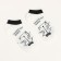 Women's socks, white color, size 23-25