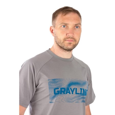 Grayling Riverbad T-shirt, Cotton, Gray, XXXL-6