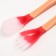 A set of feeding devices: a thermal and a thermal rod, 2 pcs., Red-beige color