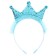 Carnival set "Snow Princess", 2 objects: rim, rod, color of blue