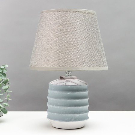 Board lamp 16792/1GR E14 40W white-gray 22x22x31 cm Risalux