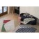 Cotton carpet with Tea Plantation Terra, size 160x230 cm