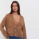 Cardigan female, brown color, size One size (42-46)