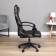 Playing chair "zombie 50" eco -leather, black