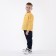 Children's set (longshille/pants), yellow color, height 98cm
