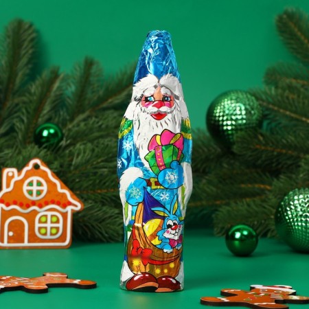 New Year. Chocolate figure "Santa Claus", mix, 60 g-1