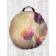 Siddle pillow "Morning with tulips", decorative, d = 52 cm