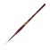 Brush liner synthetics RUBLOFF hobbies S10ARB No. 1, long pile, short handle is varnished, red
