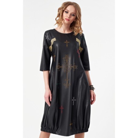 Women's dress, size 42, black color