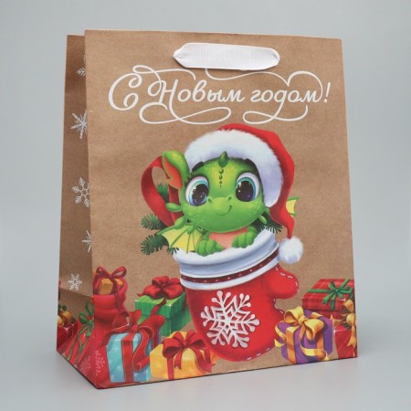 Package Crafts Vertical Dragon, Ml 23 x 27 x 11.5 cm, New Year-1