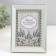 Photo frame plastic 10x15 cm "Direct blue with silver pigtail" 19.5x14.5 cm