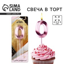 Candle for a cake, number 