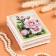 Casket "Tender Roses", white, 10 × 14 cm, lacquer miniature