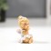 Polystone souvenir "Angel-girl in a blue sundress" mix 5.2x3.5x3.5 cm