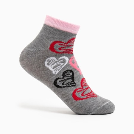 Women's socks, gray color, size 23-25