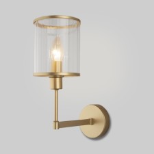 Wall lamp Eurosvet Inari 60144/1, E14, 1x60W, 232x120x315 mm, color gold