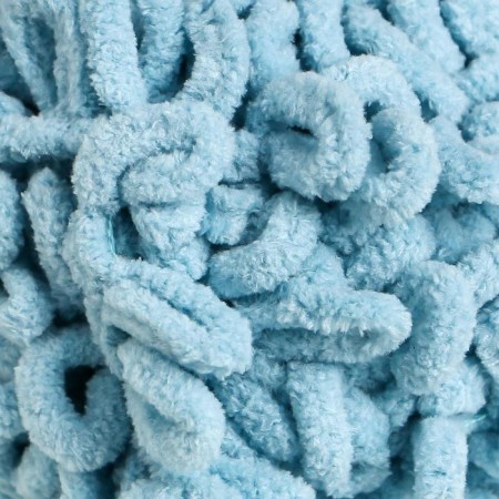 Yarn "Puffy Fine" 100% micropoliester 14.5m/100g (414 azure)-2