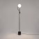 Taleser Maytoni Mod230FL-01B, E14, 1x3 W, 160x160x1715 mm, 20 lm, 3000k, black