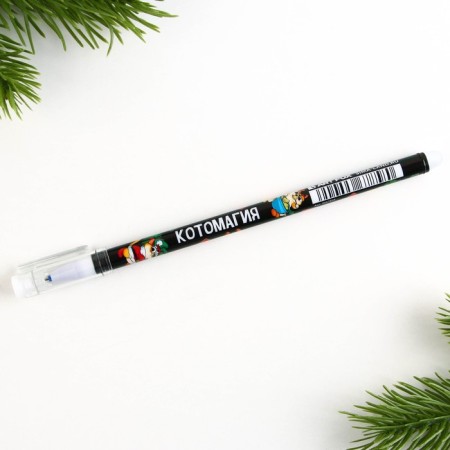 PECHOCH WRITE-STRAISH WITH A COVER “KOTOMAGIC”, GELEVE, 0.5 mm, blue pasta-1