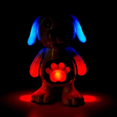 Toy "Dog", works from batteries, dances, light and sound effects-3