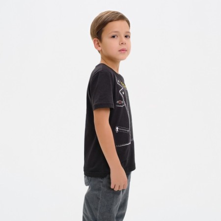 Baby T-shirt KAFTAN "Biker" R.30 (98-104), black-1