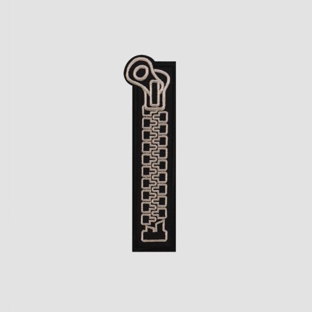 Thermal appliance "Lightning with a lock", 2.7 × 12 cm, black color-1
