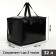 Bag-Term style 32l, 40*28*28cm, lightning department, foil, black