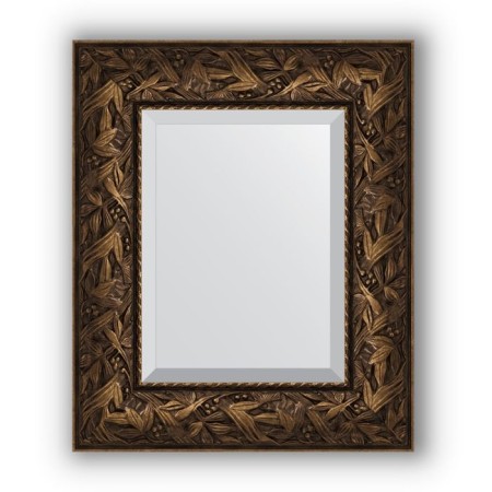 Mirror with fatset in the baguette frame - Byzantium bronze 99 mm, 49 x 59 cm, evoForm