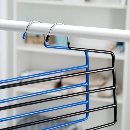 Shoulders - hangers for clothing multi -level shares, anti -slip coating, color mix-5