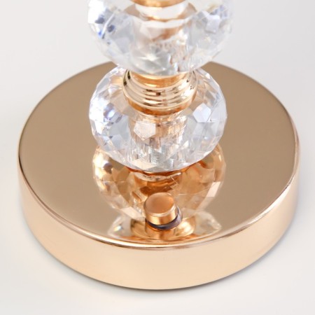 Table lamp sensory "Gaddy" LED 3W 3000-6000K USB AKB Dimmer gold 14x14x36 cm-6
