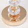 Table lamp sensory "Gaddy" LED 3W 3000-6000K USB AKB Dimmer gold 14x14x36 cm