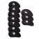 A set of liner covers, 10 pcs, black