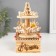 Souvenir musical mechanical tree "Carousel - Bear on the horse" 10x10x19 cm