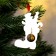New Year's suspension on a Christmas tree with the bell "Happiness" 8.5x4.5x0.2 cm