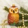 Christmas tree toy "owl", mix h-8.5 cm