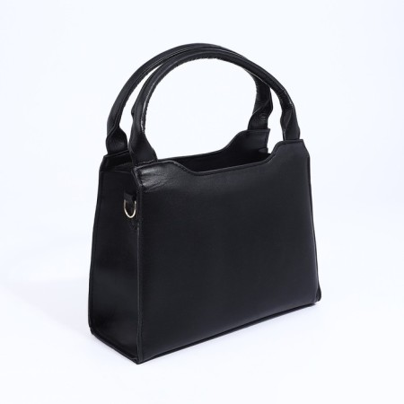 Bag Female Tout with zipper, black color-1