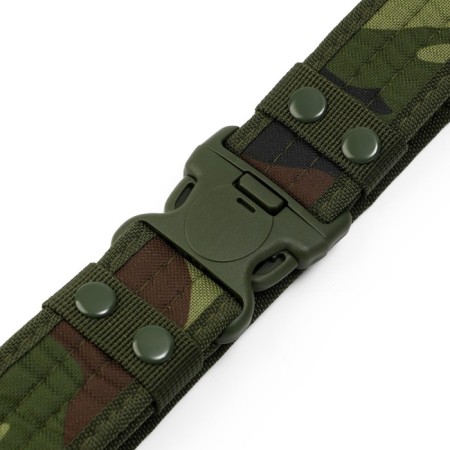 Tactical belt, 130 cm, width 5 cm, camouflage Woodland-3