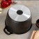 Pan Granit Ultra, 6 l, d = 28 cm, h = 20 cm, glass cover, anti -stick coating, brown color