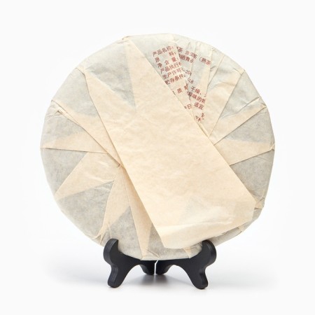 Chinese sustained black tea "Shu puer. Wild", 357 g, 2008, Yunnan, pancake-1