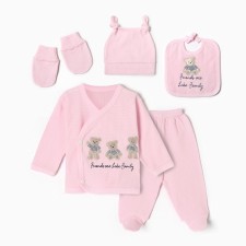 Kit for children, pink color, height 62 cm