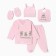 Kit for children, pink color, height 62 cm
