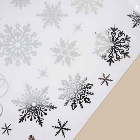Vinyl stickers with foil "New Year", 30 x 50 cm, New Year-3