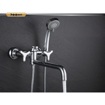 Bath mixer D&K Hessen Goethe DA1383341, color chromium-1