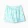 Homemade female set (T -shirt/shorts), turquoise marble color, size 50