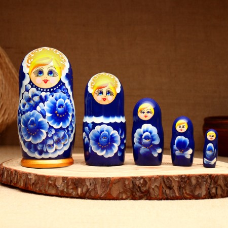 Matryoshka 5-doll "Catherine", 14-15 cm