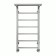 Terminus water heated towel rail "Contour" P7, 400x800 mm, lower connection, chrome