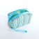 Cosmetic bag with lightning, blue color