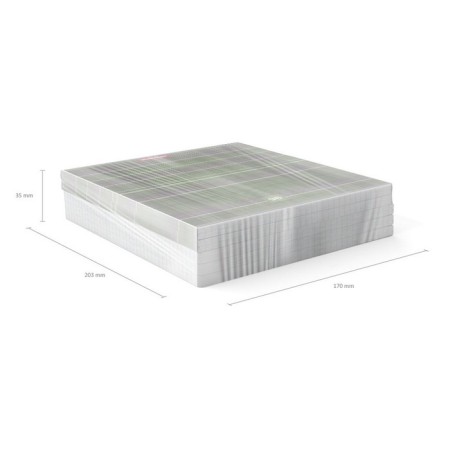 A notebook of 96 sheets in the Erichkrause "Scottish Cage", cover coated cardboard, offset unit, whiteness 100%, 5 types of mix-10